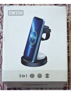 Anlmz 3-in-1 Charging Station iPhone 17 16 Wireless Charger Fast New Sealed USBC